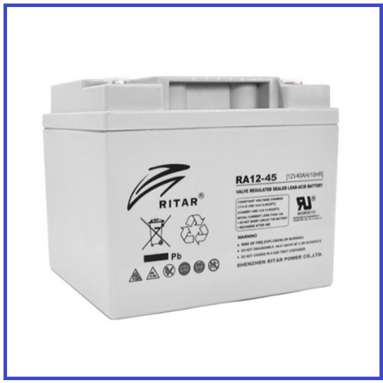Акумуляторна батарея RITAR AGM RA12-45 12V 45Ah (198х166х169)