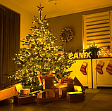 Гірлянда Крапля Роси - свтодіодна підсвітка на батарейках, 20м, 200 LED, теплий білий (Warm White), IP44, фото 7