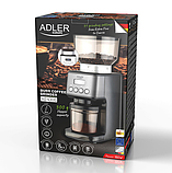 Кавомолка Adler AD 4300 з конічним металевим фрезом - 31 ступінь помолу, ємність 300 г, 2 режим роботи, фото 5