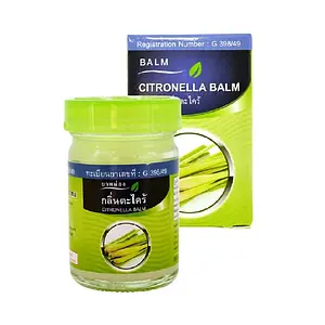 Бальзам з лемонграсом від болю в суглобах, м’язах, головного болю тощо. Citronella Balm Таїланд — 50 г.