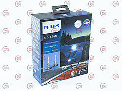 Лампа LED H1 12V-24V 20W PHILIPS 5800K +200% CAN BUS радіатор з вентилят