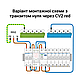 Реле напруги ZUBR CV2-50 red на 2 модулі, з контролем струму, захист від перенапруги ЗУБР, бар'єр, фото 4