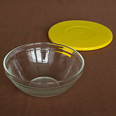 Судочки скляні з пластиковими кришками 5 шт., фото 4