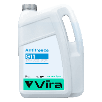 Охолоджувальна рідина (антифриз, тосол) 5 л Vira -40 (синій) G11
