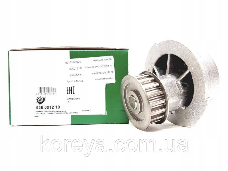 Насос водяний (помпа) Ланос, Авео 1,5. INA. 538 0012 10, фото 1