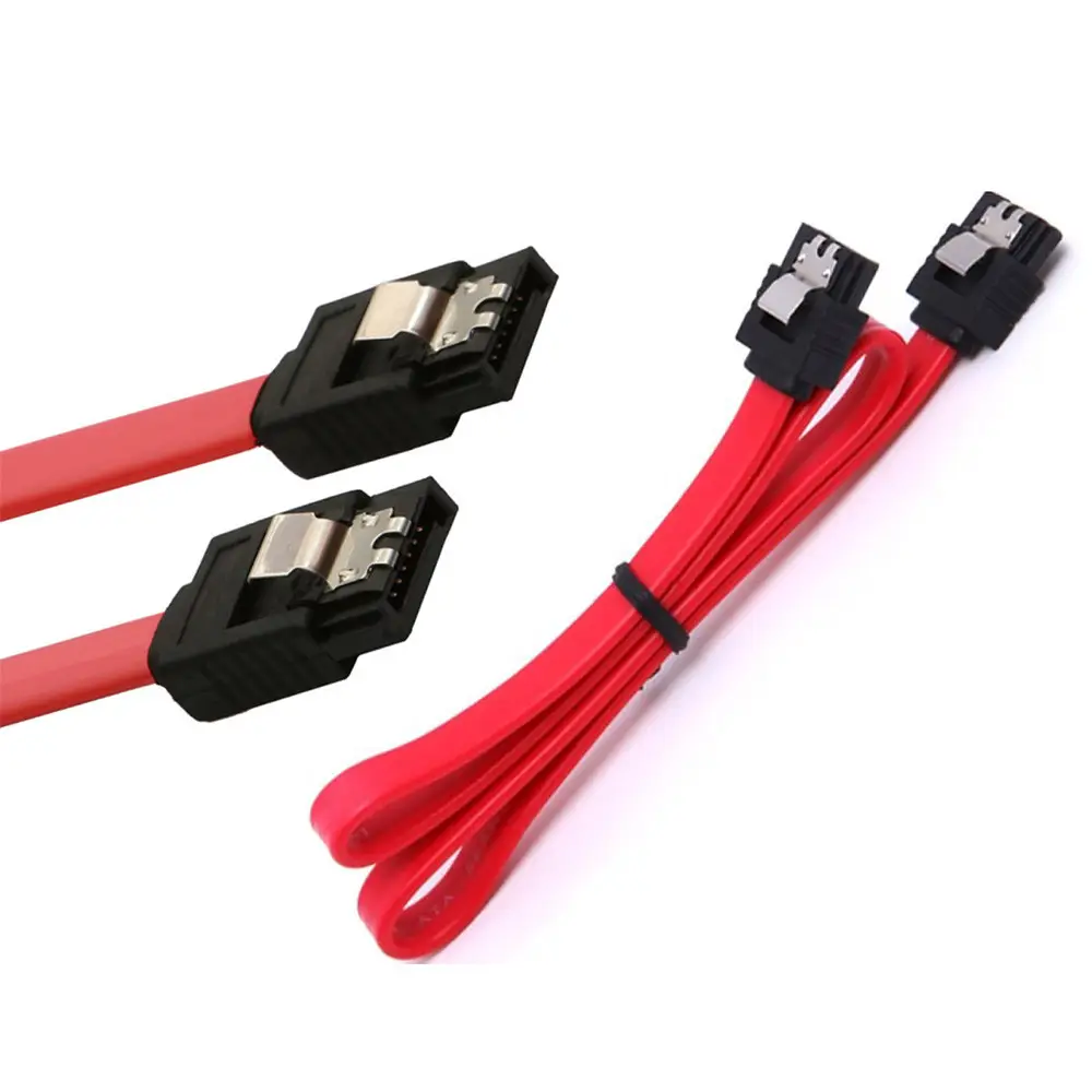 Кабель SATA 3.0 7pin, F/F, 0.4 м, червоний