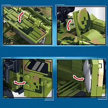 Конструктор "Військова броньована машина" Brave Warrior (469 деталей) арт. CD 8074 топ