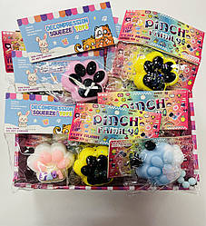 Таба Лапка Squeeze м'яка іграшка антистрес сквіш лапки котика