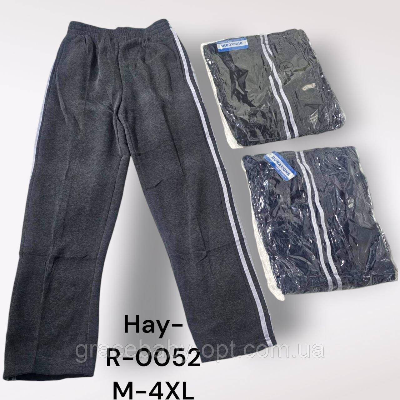 Спортивні утеплені штани чоловічі оптом, M-4XL рр, № Hay-R-0052, фото 1