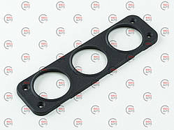 Панель для додаткового гнізда на три отвори 42 х 150 мм