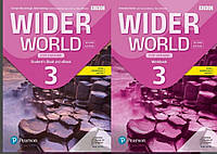 Wider World 3.{ 2nd edition Ukraine } Student's book + Workbook{ Підручник+ зошит англійської мови }