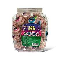 Мармеладные конфеты Глаза Троля 60 шт жевательный мармелад с начинкой, яркие и вкусные сладости