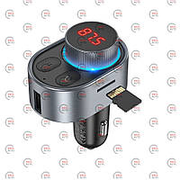 FM модулятор Avantis ACC16 USB/MP3/12-24В/microSD/USB зарядка/Type C PD30W 3,1А/Bluetooth/LED