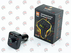 FM модулятор Dk DK-FM01 USB/MP3/12-24В/microSD/USB зарядка 3,1А/Bluetooth 5.0