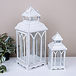 Декоративний металевий ліхтар підсвічник великий 42 см