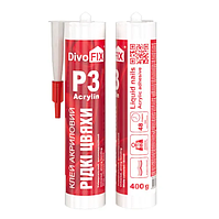 Рідкі цвяхи, клей акриловий Elite «Рідкі Цвяхи Р3» 0,4 кг (385160)