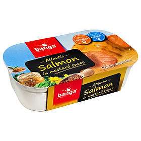 Філе лосося BANGA атлантичний у гірчичному соусі 120г