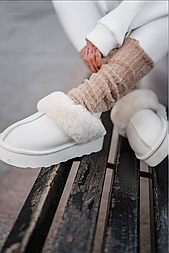 Теплі в'язані гетри для осінньо-зимового сезону