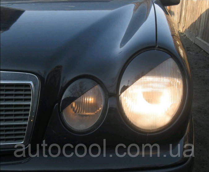 Реснички на фары Mercedes E-class 210, 1995-2002 г.в. Мерседес 210