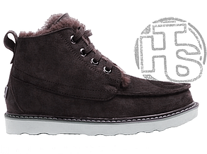 Чоловічі зимові черевики UGG David Beckham Suede Boots Brown (хутро) ALL04052