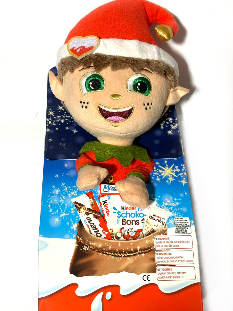 Новорічний подарунок Kinder Mix з м'якою іграшкою 133g Ельф