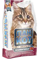 Сухий корм для котів Пан Кот Яловичина 10кг