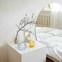 Настільний годинник з будильником TFA Analogue Alarm Clock 60.1043 (Light Blue), фото 2