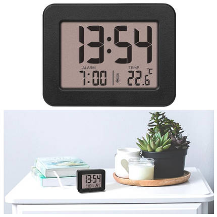 Будильник TFA Digital Alarm Clock 60.2044 (Black), фото 1