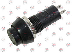 Кнопка пускова мала з фікс. чорна 2 конт. клема