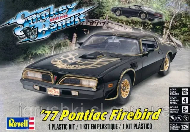 Збірна модель (1:25) Автомобіль Smokey and the Bandit '77 Pontiac Firebird