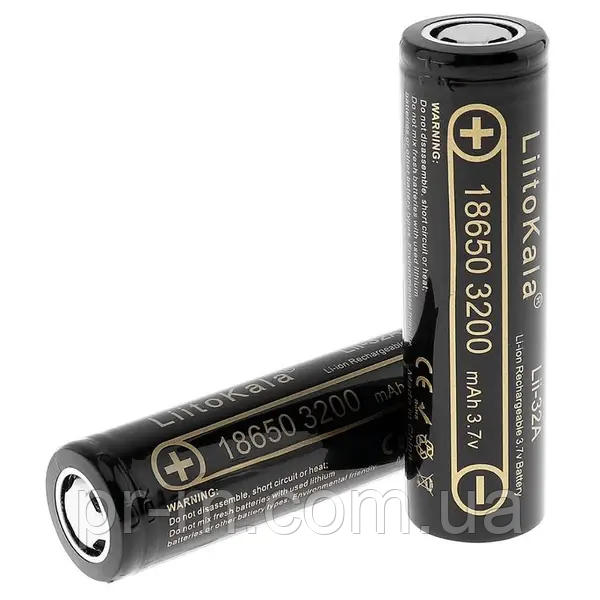 Батарейка акумулятор LIITOKALA 18650 (3200mAh)