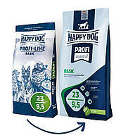 Happy Dog PROFI-LINE Profi Basic 23/9.5 збалансований сухий корм для всіх порід собак, 20 кг