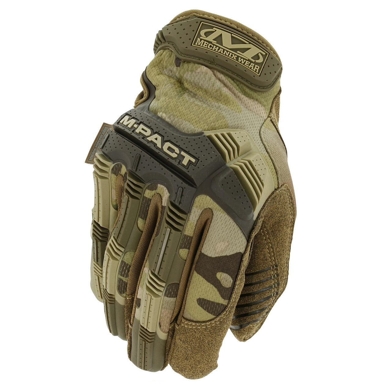 Рукавиці повнопалі Mechanix M-Pact Gloves Multicam/ Тактичні демісезонні посилені рукавиці з захистом кістяшок