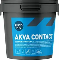 Водорозчинний контактний клей Kiilto Pro Akva Contact об'ємом 1 л