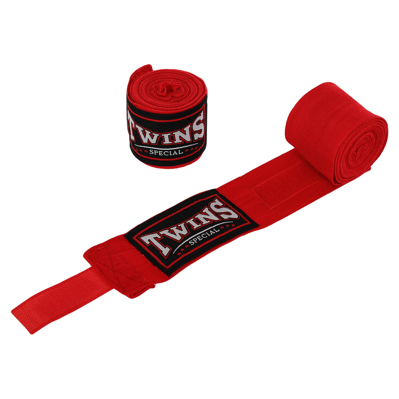 Бинти боксерські бавовна з еластаном 4м SP-SPORT TWN TW-005P червоний