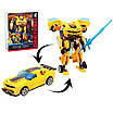 Дитячий інтерактивний робот трансформер Бамблбі легковий автомобіль іграшка для хлопчика Bumblebee зброя меч, фото 9