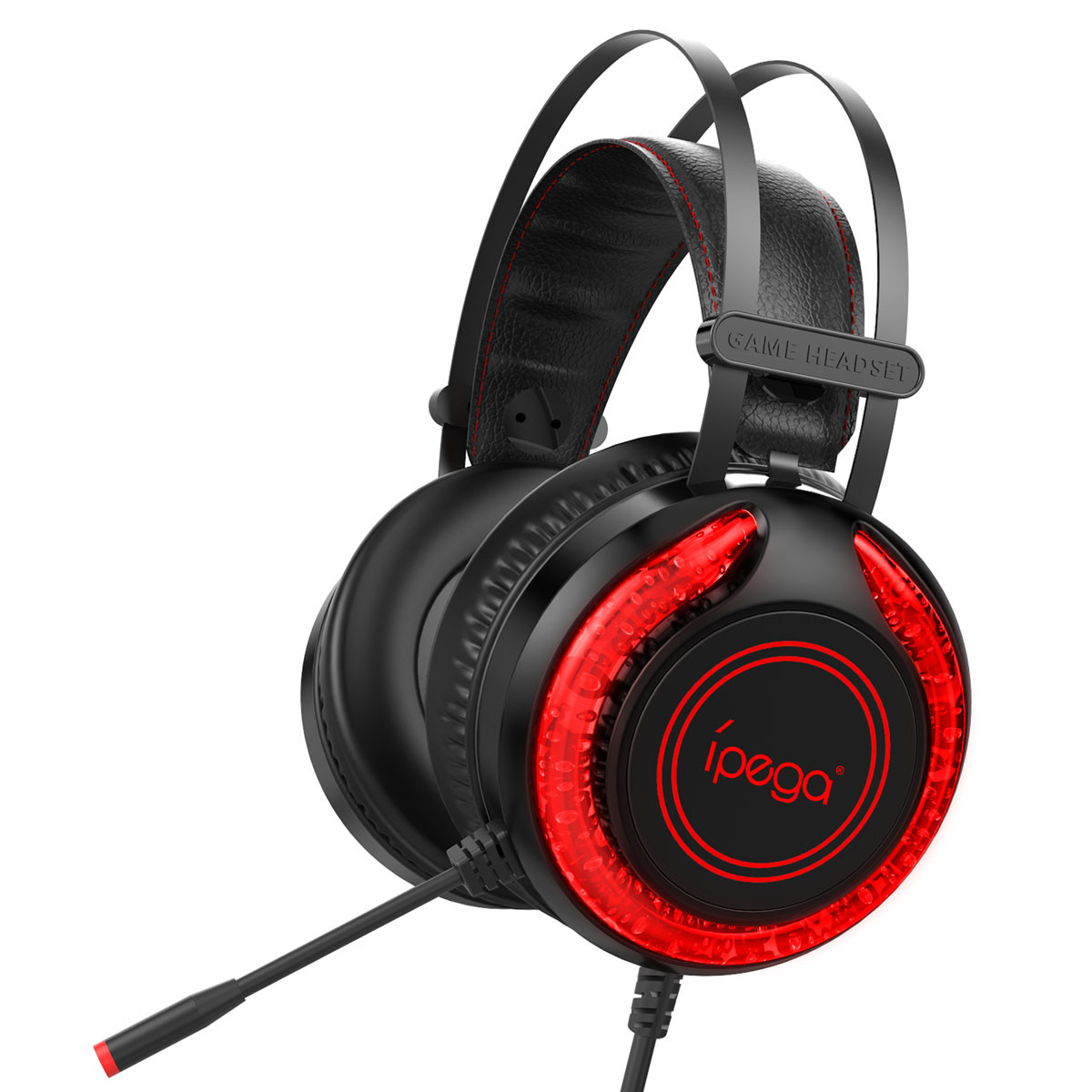 Навушники ігрові iPega PG-R015 Gaming headset with RGB 3.5mm із шумозаглушенням, фото 1