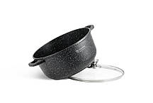 Набір каструль із мармуровим антипригарним покриттям із 9 предметів Edenberg, фото 5