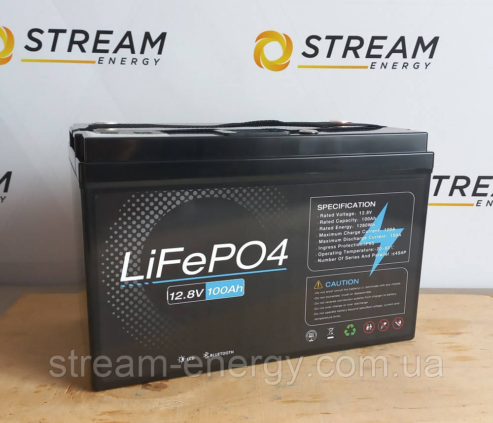 Автономне живлення LiFePO4 12В-100ah АКБ Challenger LF12-100 - АКБ для резервного живлення, автономного електропостачання, фото 1