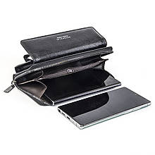 Чоловічий портмоне Payofflai чохол для телефону чорний PN029#