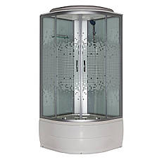 Гідромасажний бокс 95 BF JK White Puzzle 90х90х217 глибокий піддон