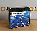 Автономне живлення Challenger LF12-20 LiFePO4 12,8V 20Ah 256Wh (180x77x167), фото 3