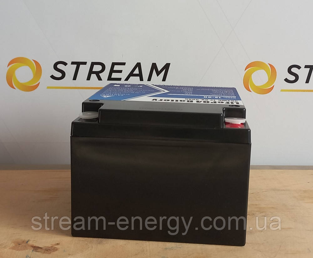 Сучасна літієва батарея Challenger LF12-30 LiFePO4 12V 30Ah 384Wh (175x165x125), фото 1