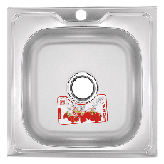 Кухонная мойка накладная ZerixZ5050-04-160E (Satin) (ZX1608)