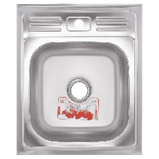 Кухонная мойка накладная ZerixZ5060-04-160E (Satin) (ZX1610)