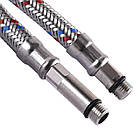 Шланг для підключення змішувача QUALITY PROFESSIONAL зв-вн M10x1/2" 70 см 110100 gz-000016841, фото 2