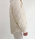 Стьобана куртка вільного крою, фото 4