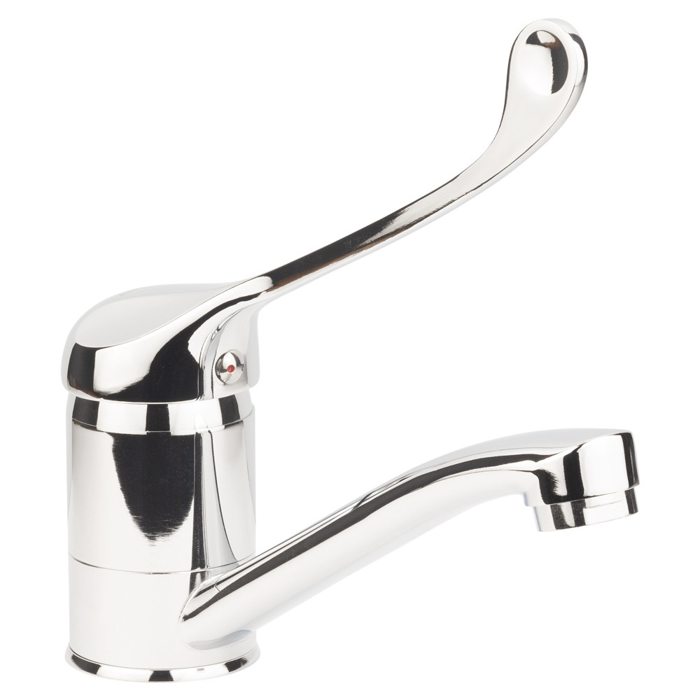 Змішувач для умивальника ліктьовий AQUATICA s12 хром метал 9712150, фото 1