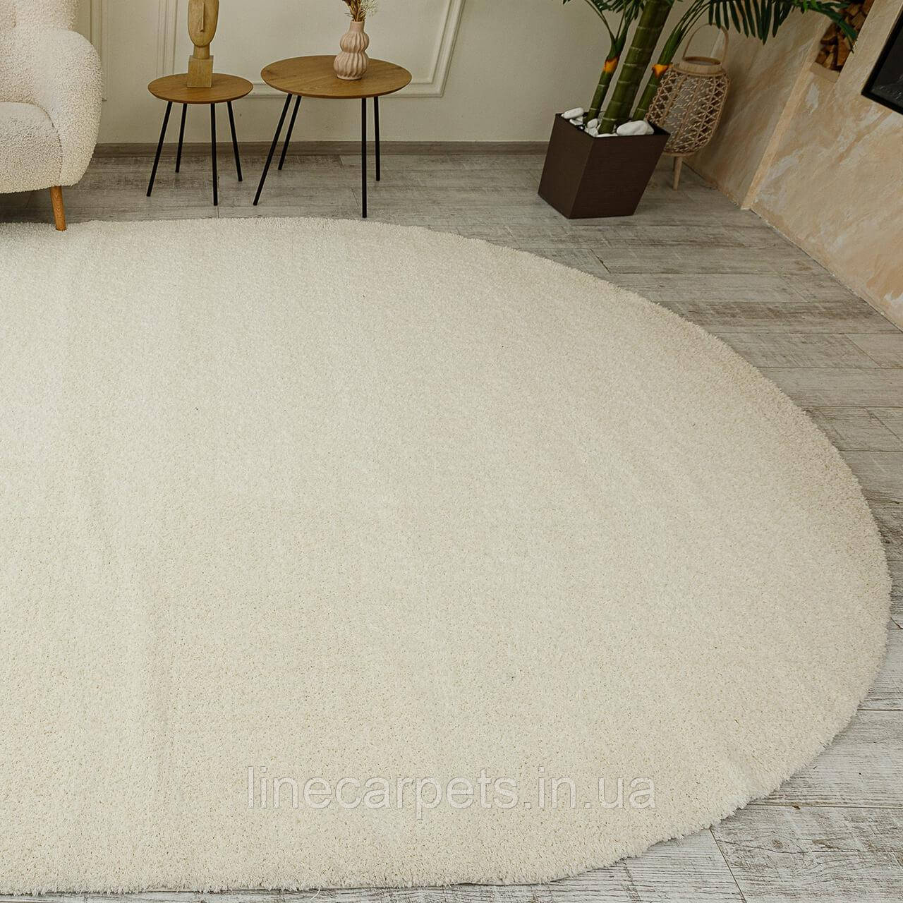 Ворсистий білий килим з м'яким ворсом Microfibre MF LOFT PC00A white
