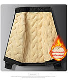 Чоловіче стьобане бавовняне пальто з флісовою підкладкою, на овечому хутрі. Вітрозахисна куртка парку "Consul", фото 4